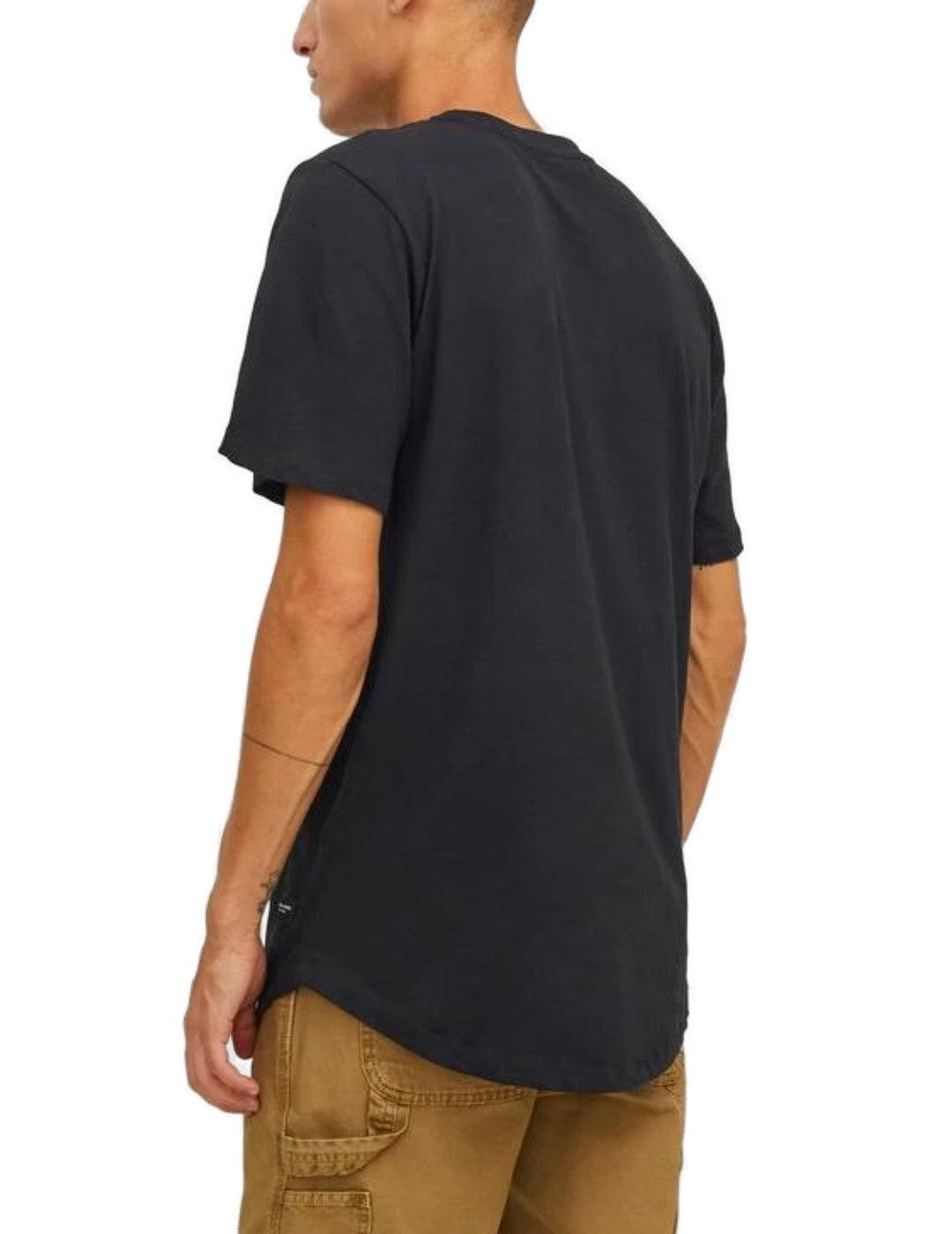 Camiseta Jack/df01Jones Noa negra manga corta para hombre