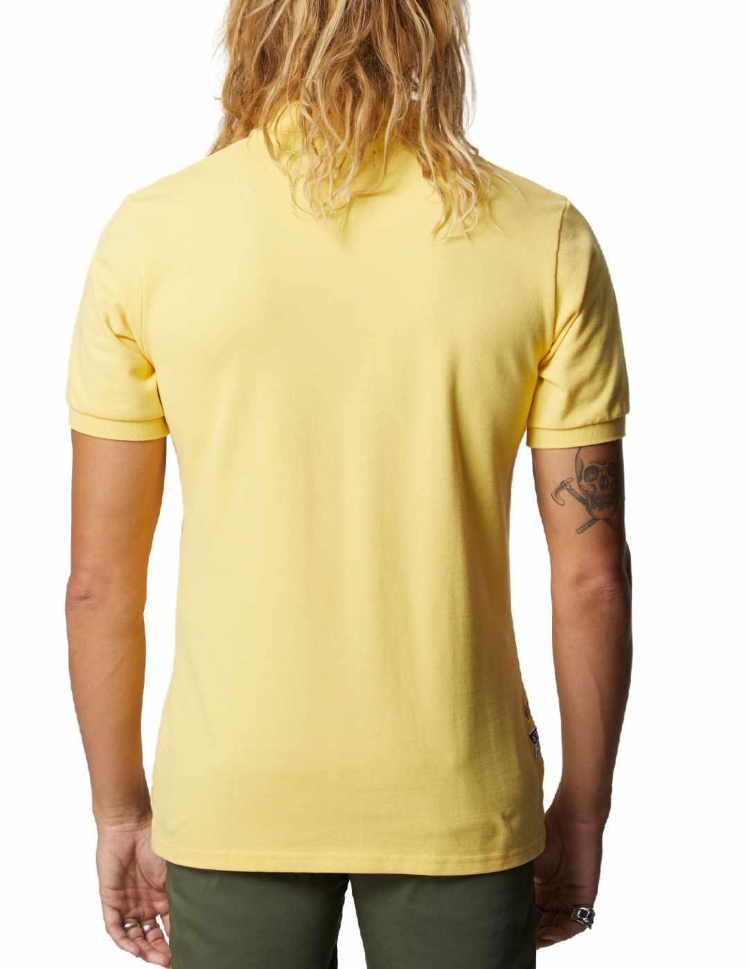 Polo Altonadock amarillo regular manga corta para hombre