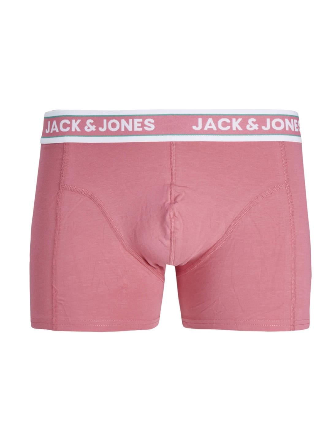 Íntimo Jack&Jones Connor rosa trunk para hombre