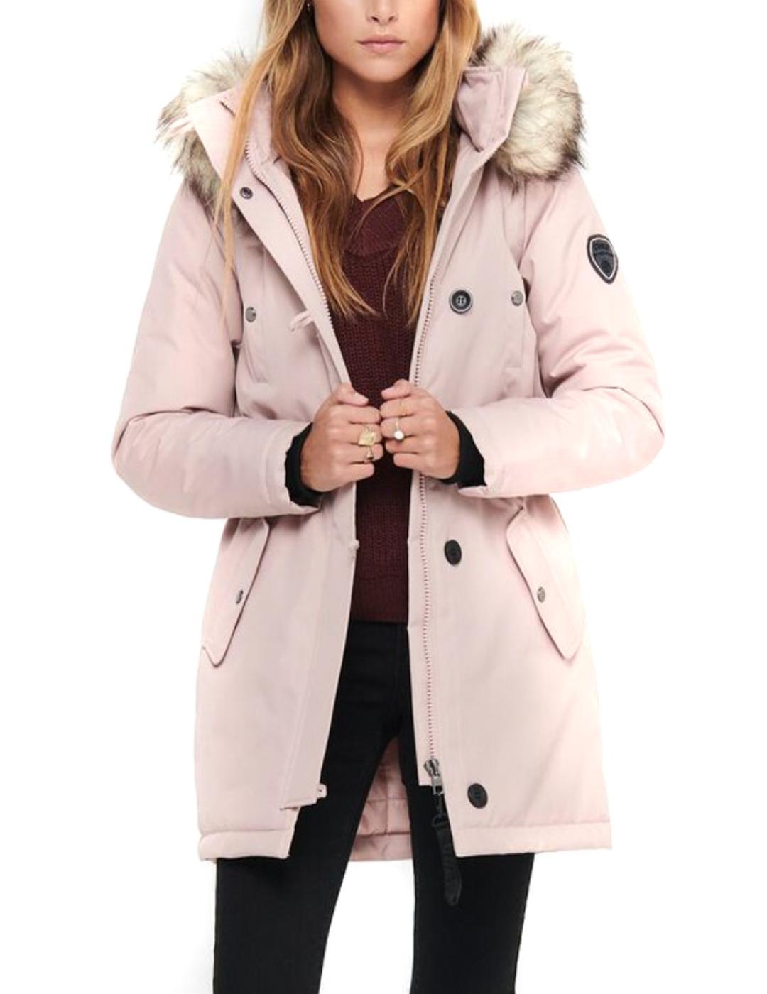 ONLIRIS FUR WINTER PARKA ROSE-X
