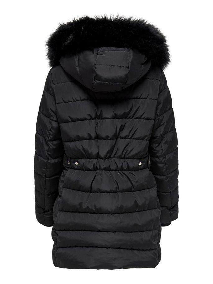 ONLCAMILLA WUILTED COAT BLACK-X
