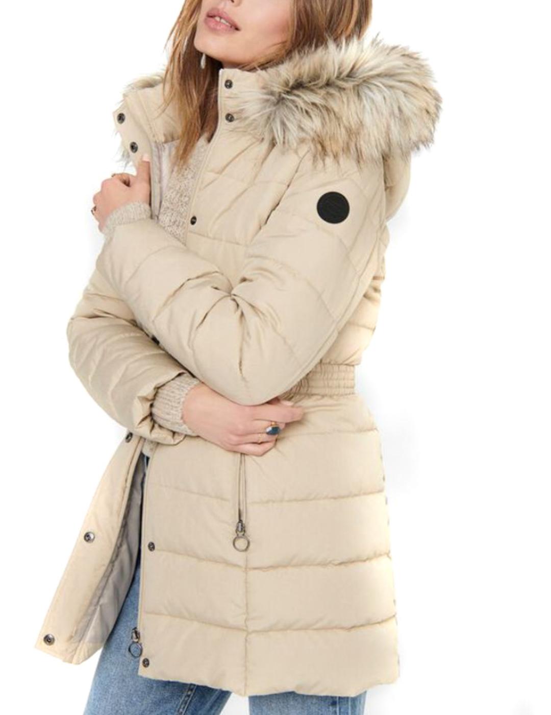 ONLLUNA QUILTED COAT HUMUS-X