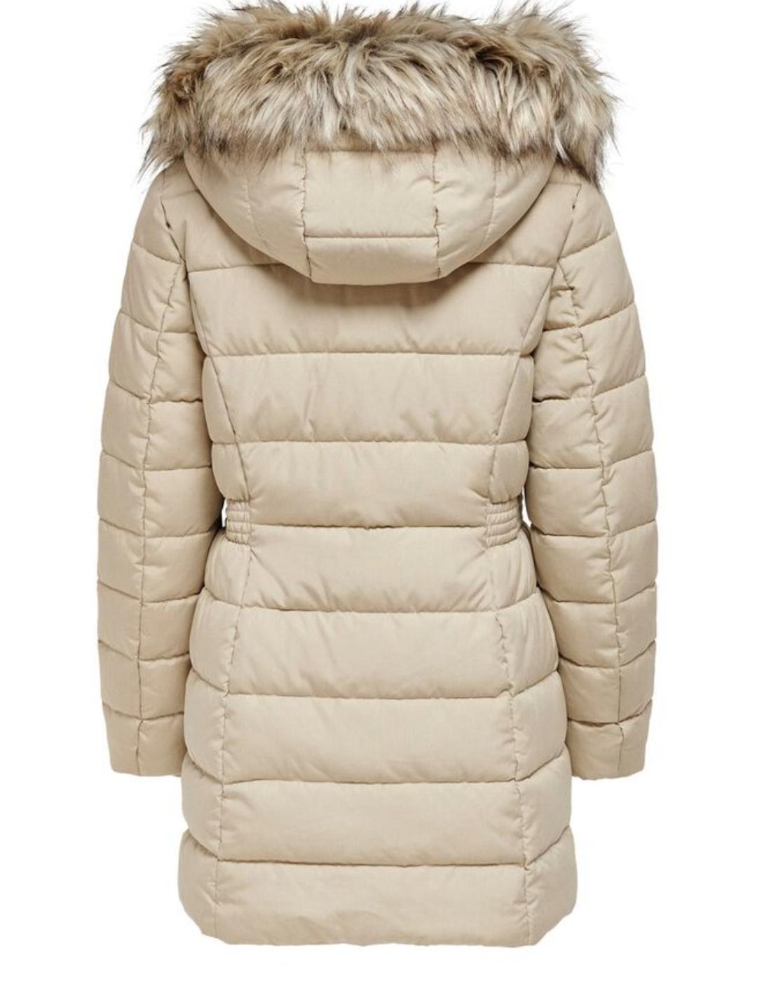 ONLLUNA QUILTED COAT HUMUS-X