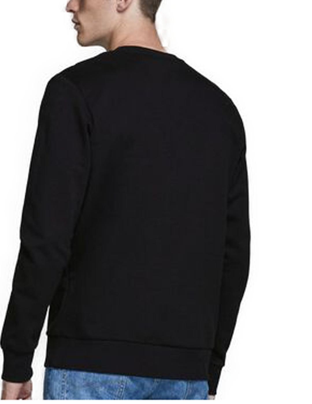 JJSPORTS SWEAT CREW NECK BLACK-X