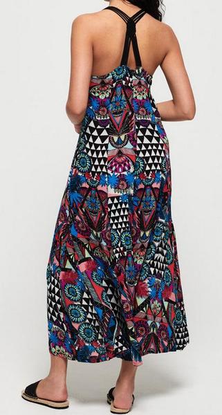 superdry carissa macrame maxi dress