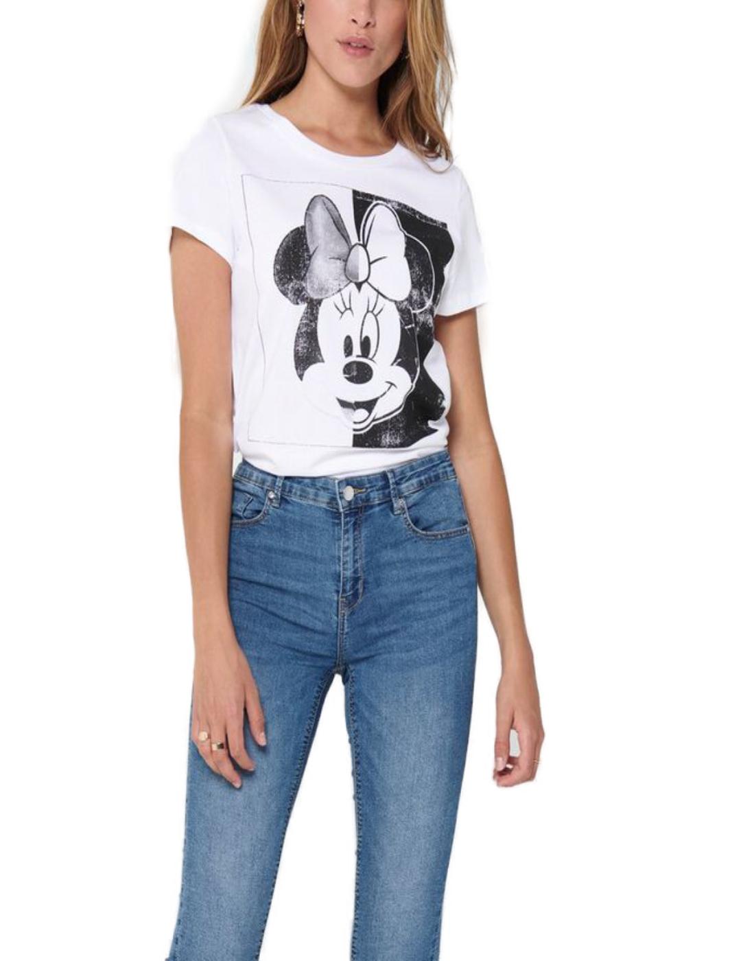 ONLMICKEY MINNIE FACE WHITE-X