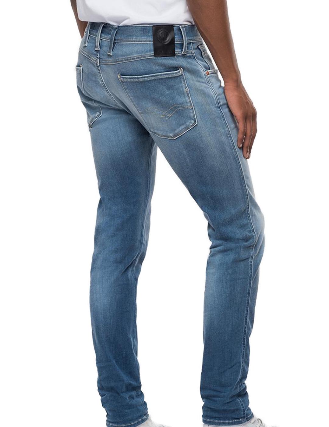 Pantalones replay hyperflex cheap