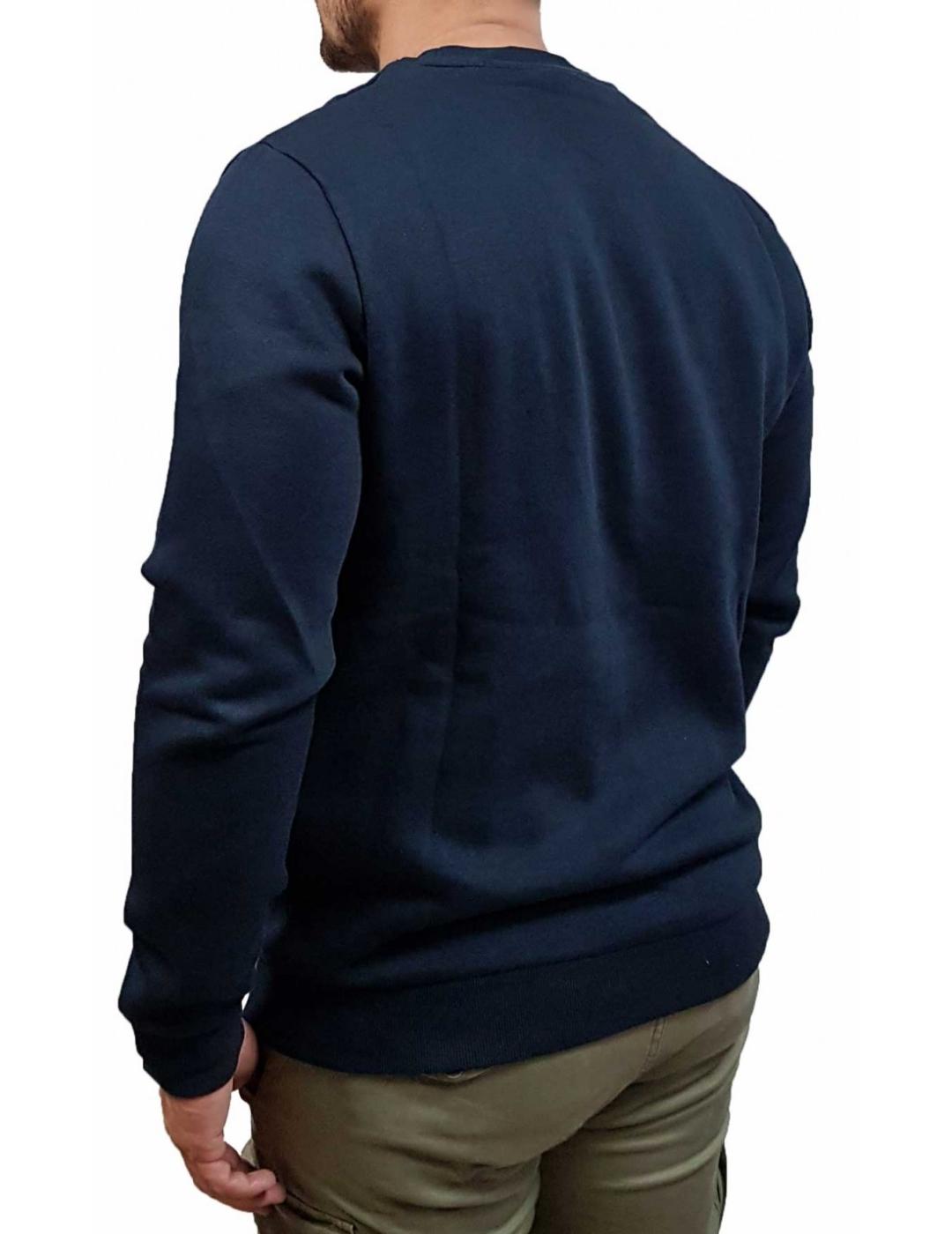 JJSPORTS SWEAT CREW NECK NAVY-X