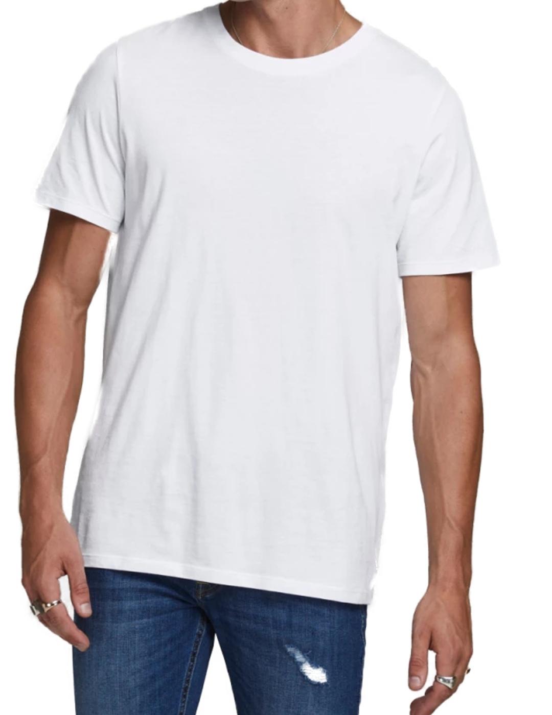 Camiseta Jack&Jones Organic blanca manga corta de hombre