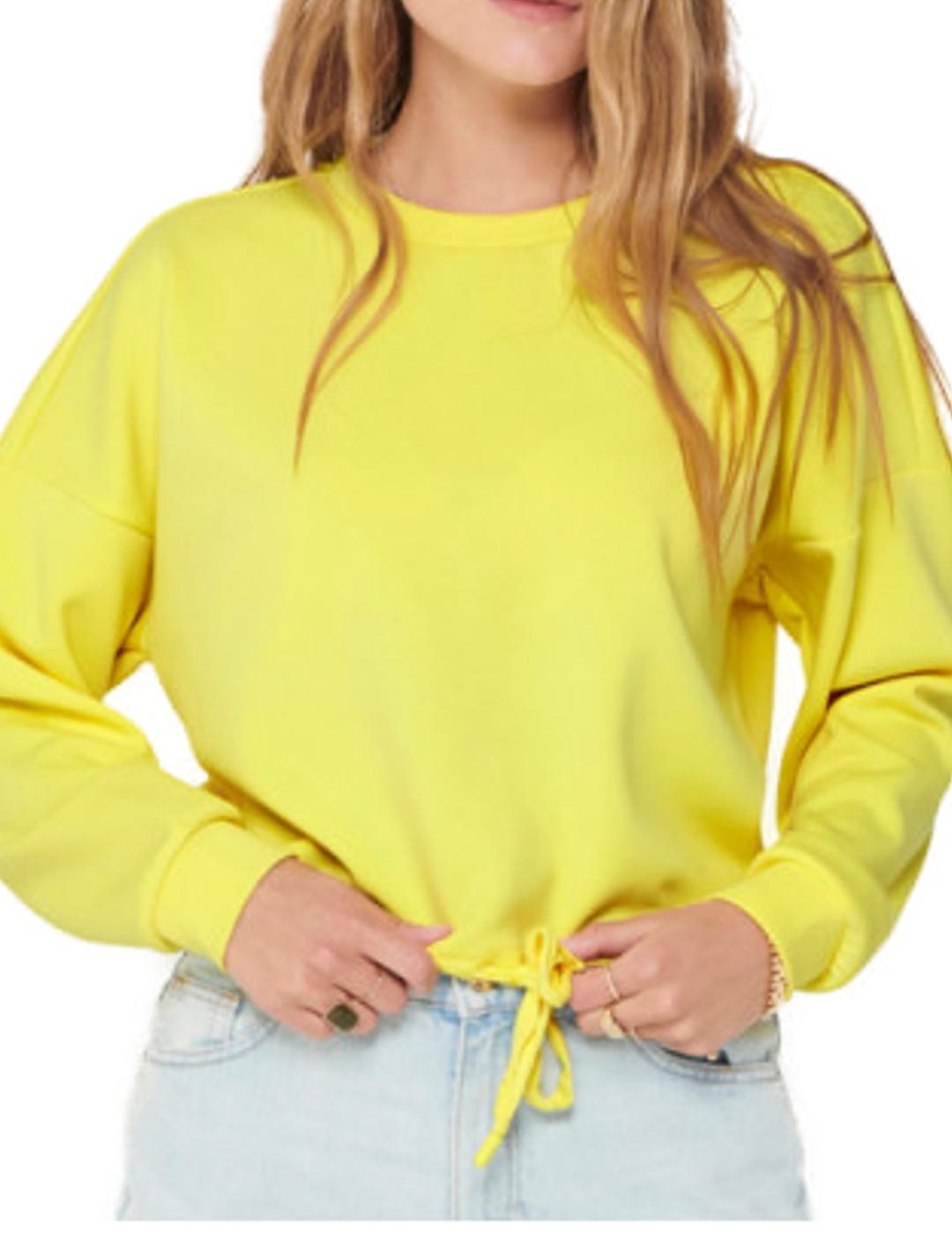 ONLPASTEL L/S O-NECK LIMELIGHT-W