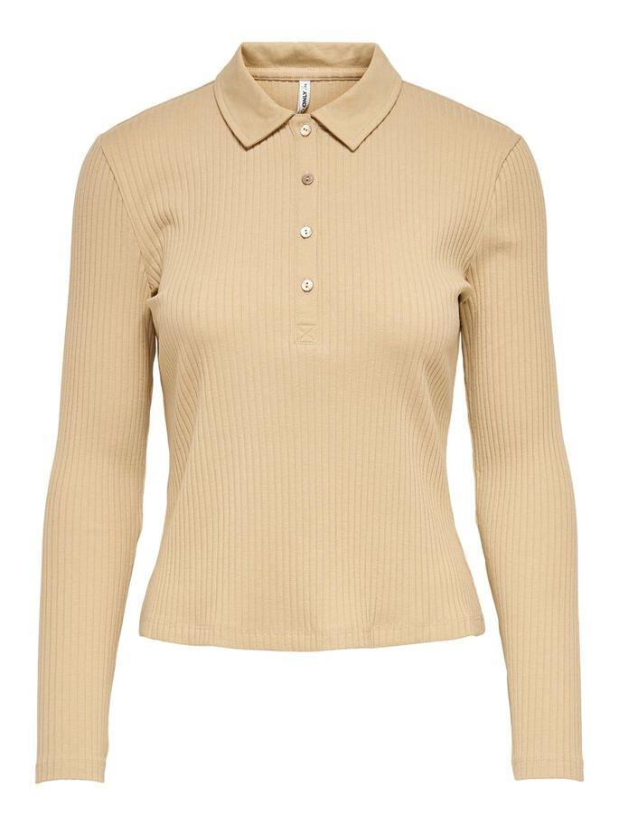 ONLUMA LIFE POLO TOP GINGER-Y