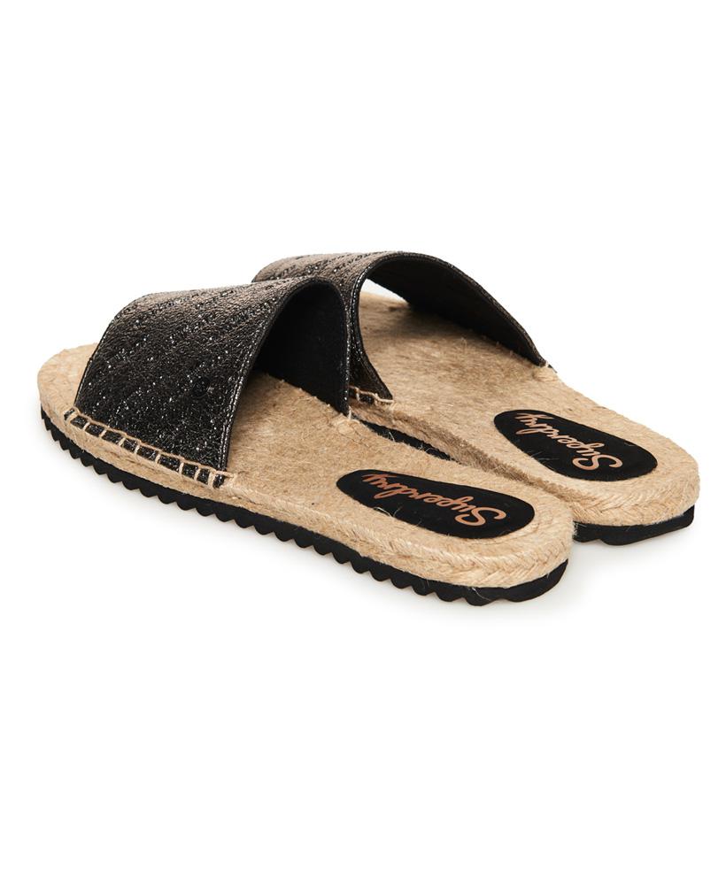 MAYA ESPADRILLE SLIDE PEWTER-U