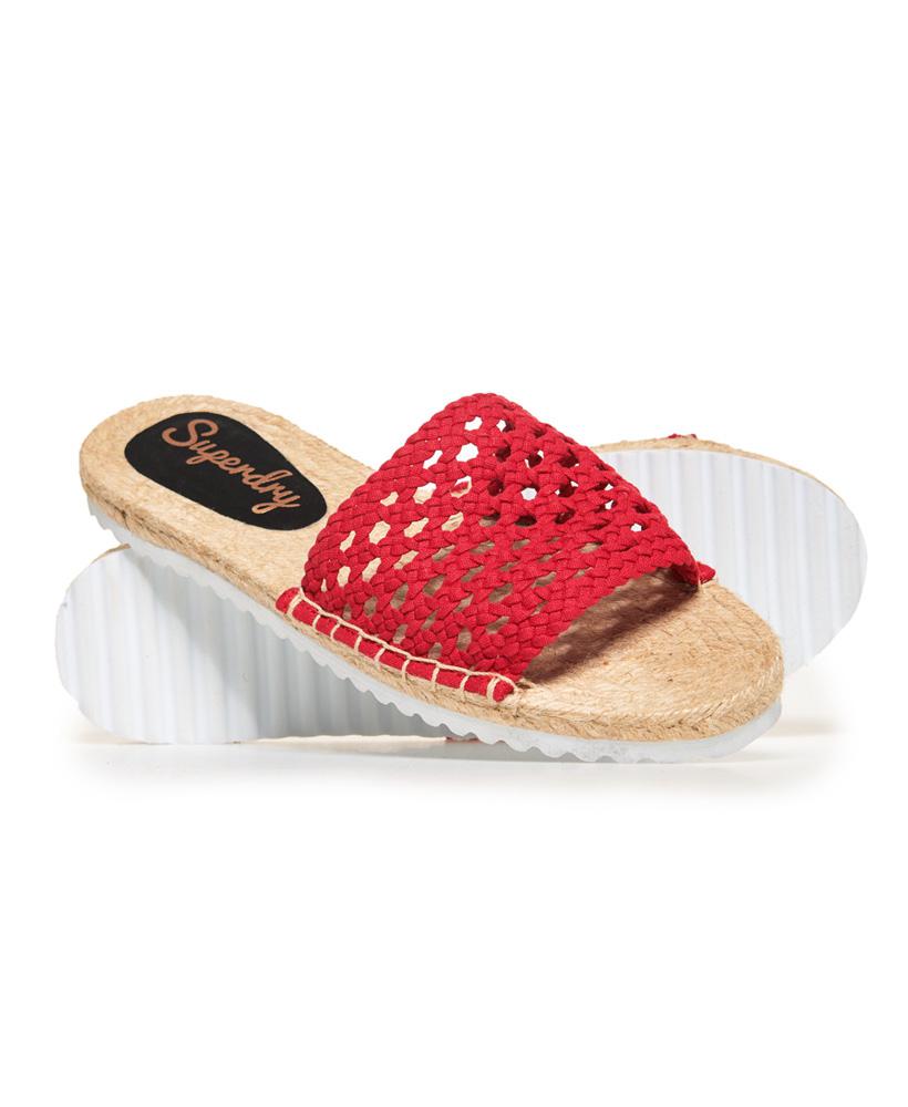 MACRAME ESPADRILLE SLIDE-U