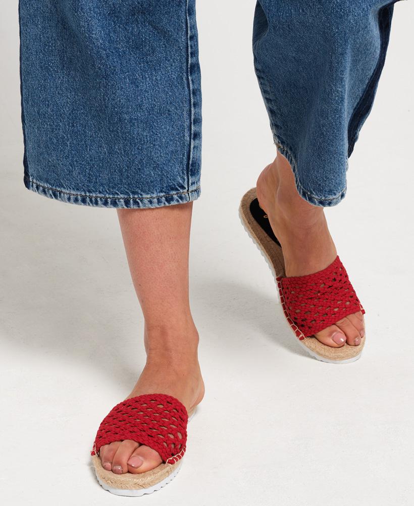 MACRAME ESPADRILLE SLIDE-U