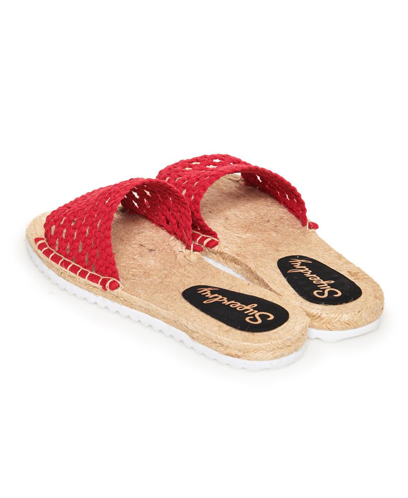 MACRAME ESPADRILLE SLIDE-U