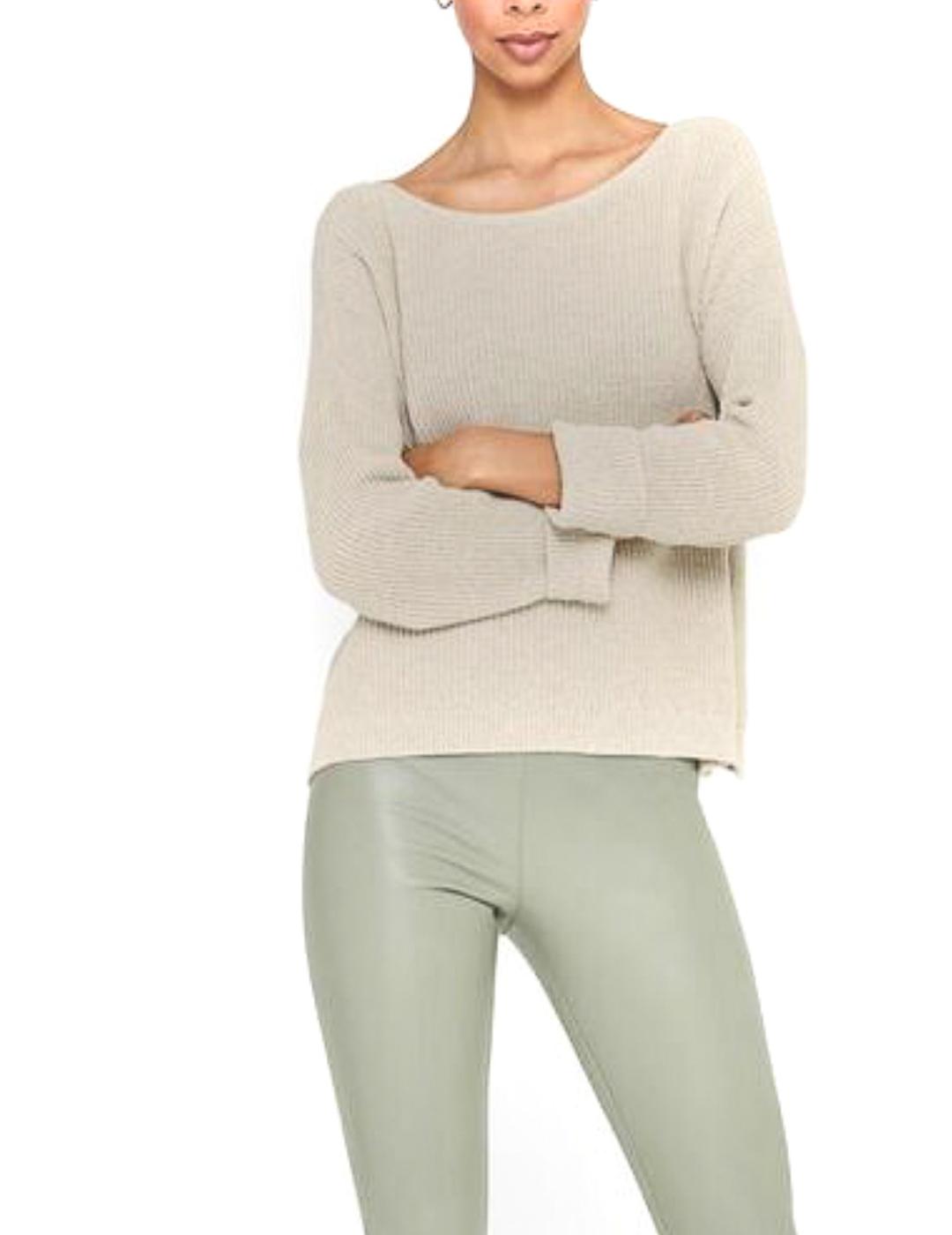 ONLBRYNN LIFE V-NECK PULLOVER PUMICE-Y