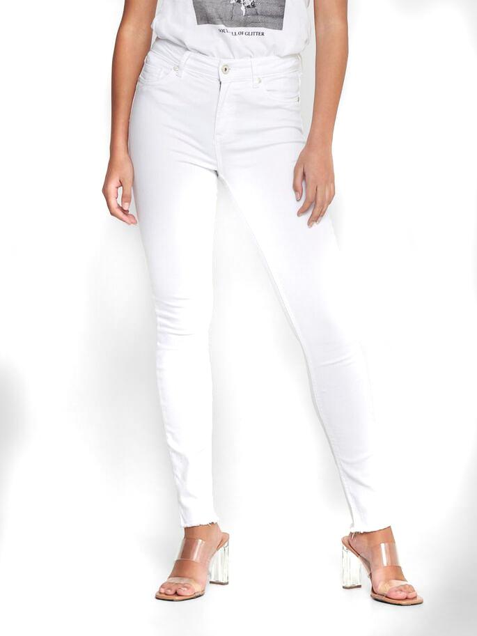 Pantalon vaquero Only Blush Noos blanco skinnypara mujer