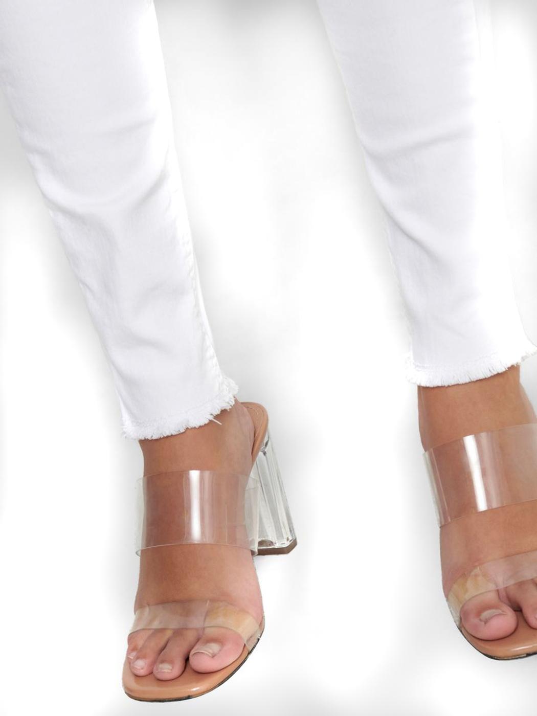 Pantalon vaquero Only Blush Noos blanco skinnypara mujer