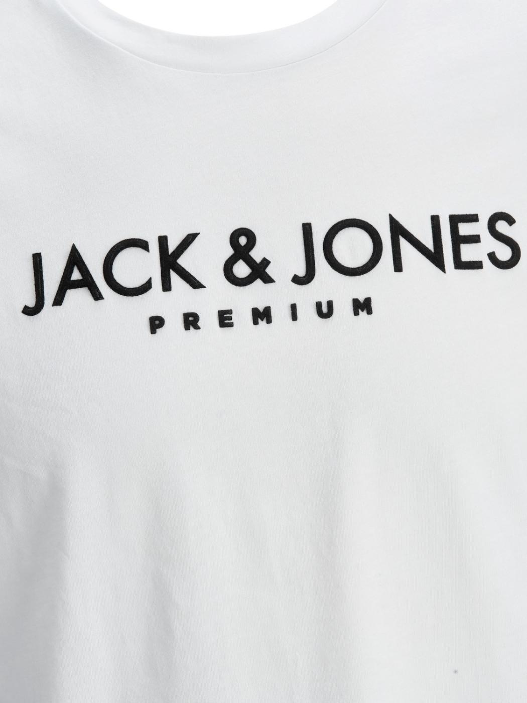 JPRBLAJAKE TEE SS CREW NECK WHITE-Y