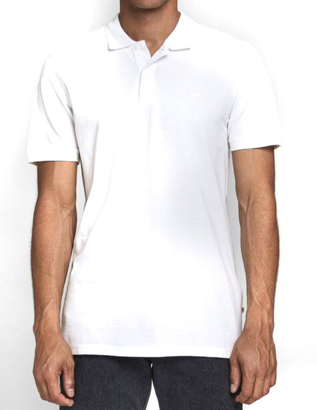 Polo Jack&Jones Noos blanco liso para hombre -&