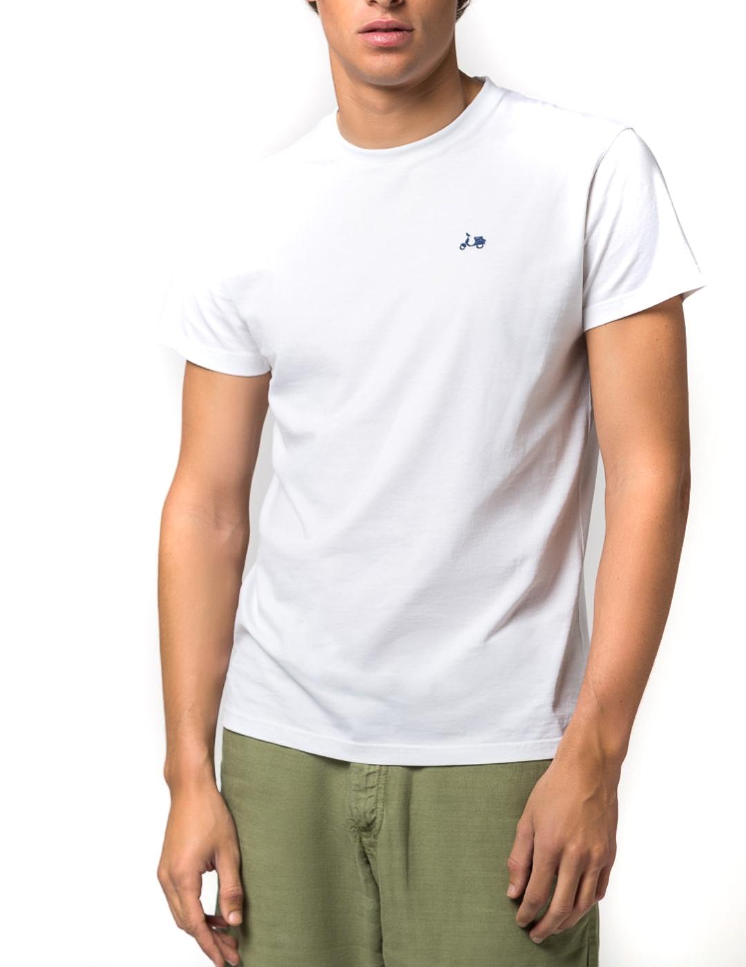 Camiseta Scotta blanca classic para hombre-Y