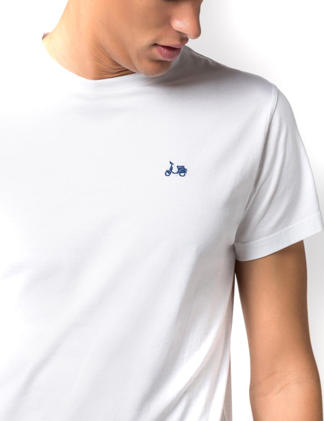 Camiseta Scotta blanca classic para hombre-Y
