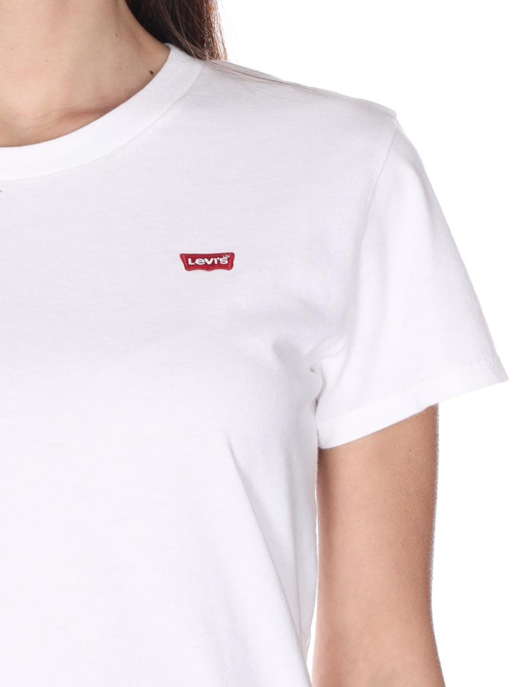 Camiseta Levi´s Perfect tee white de mujer- y22