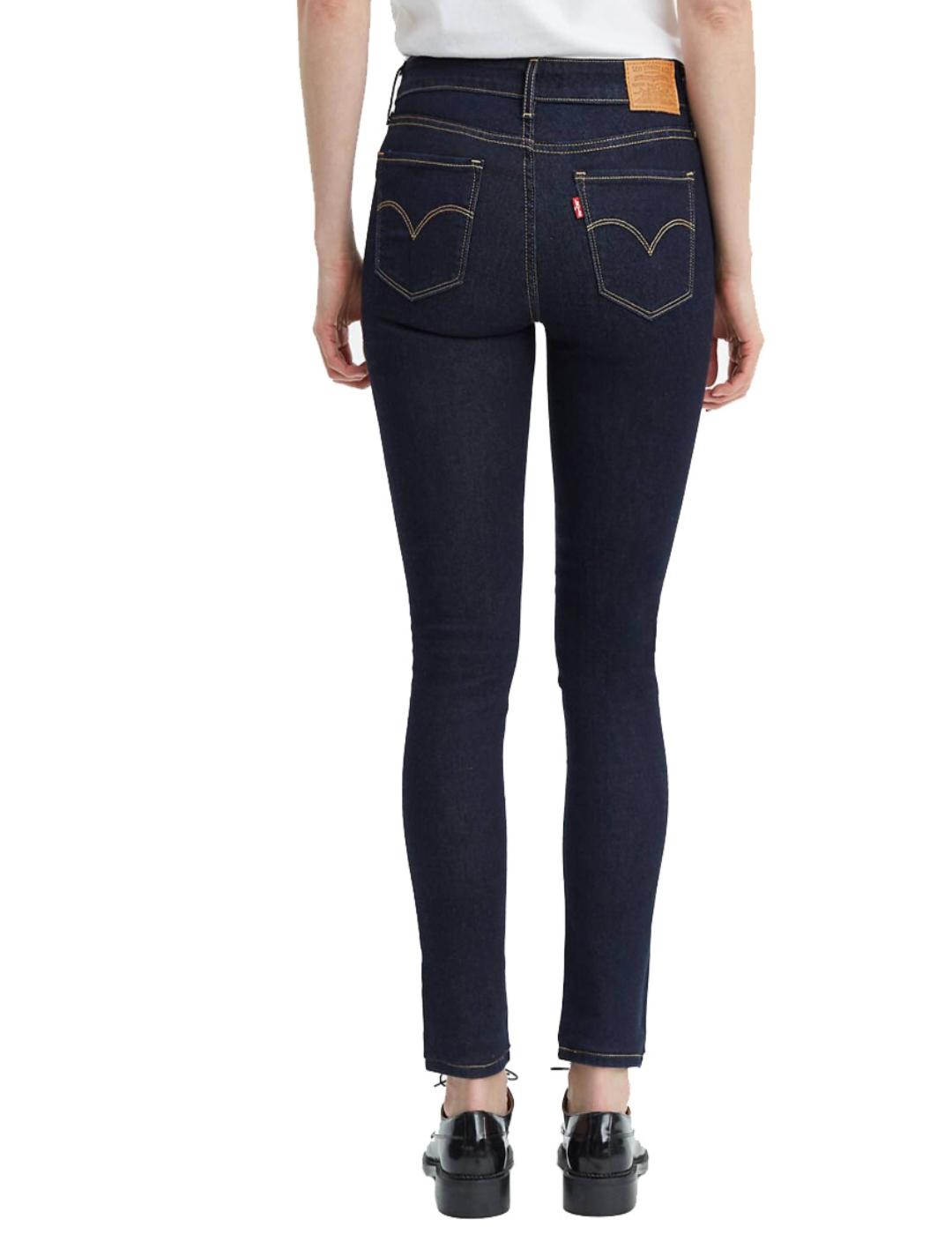 Vaquero 711 Levis marino para mujer -z