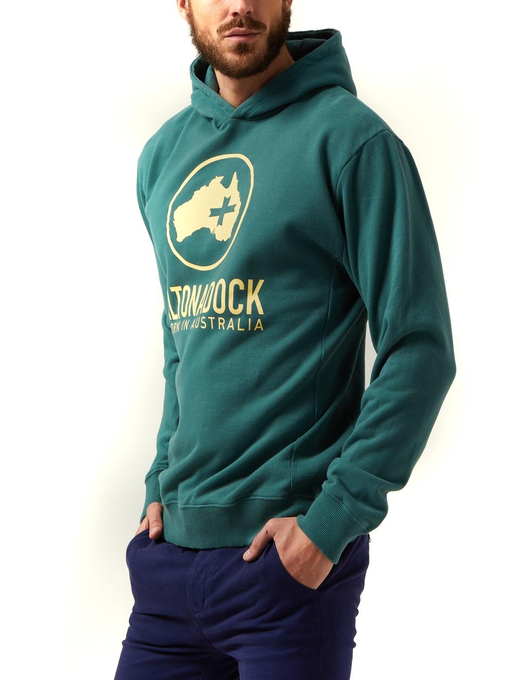 SUDADERA VERDE AZUL-Y