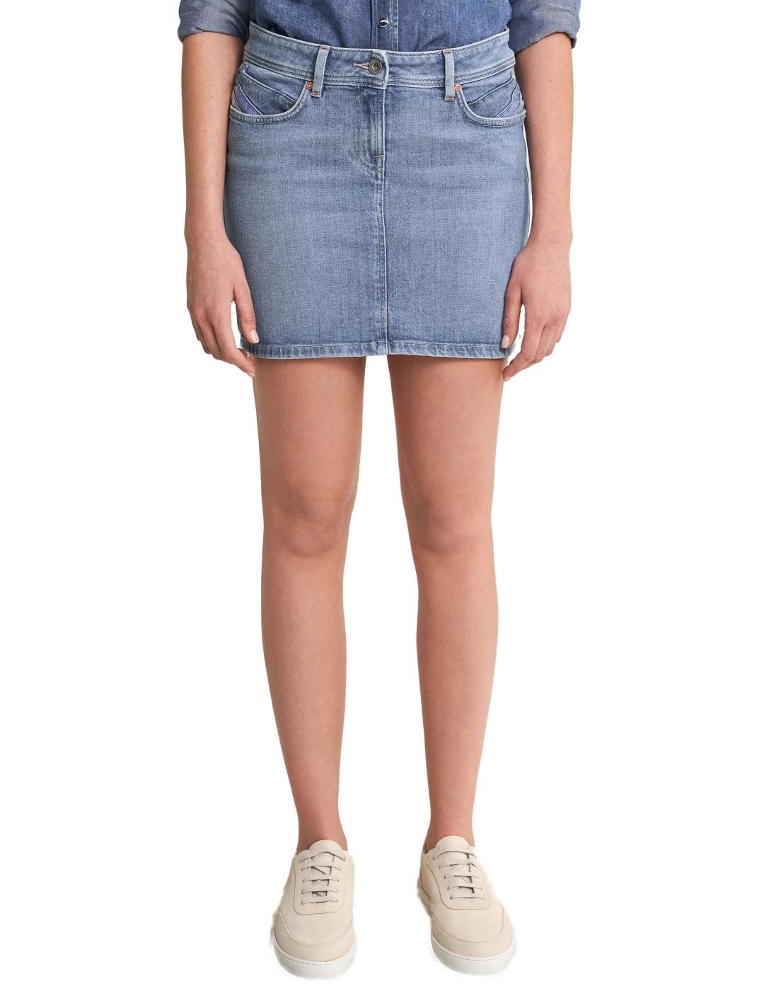 MINIFALDA PUSH UP SHAPE UP DENIM- Y