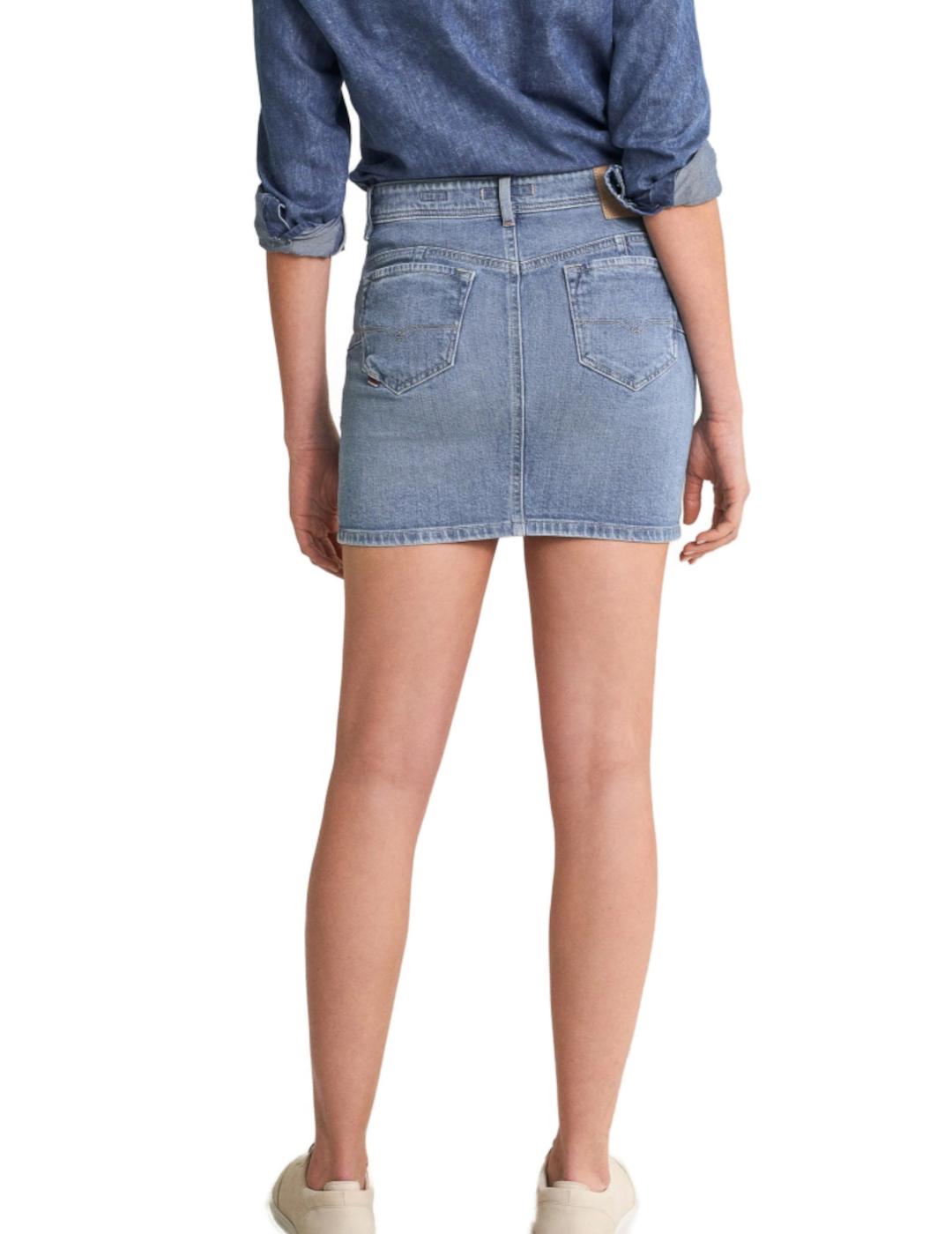 MINIFALDA PUSH UP SHAPE UP DENIM- Y