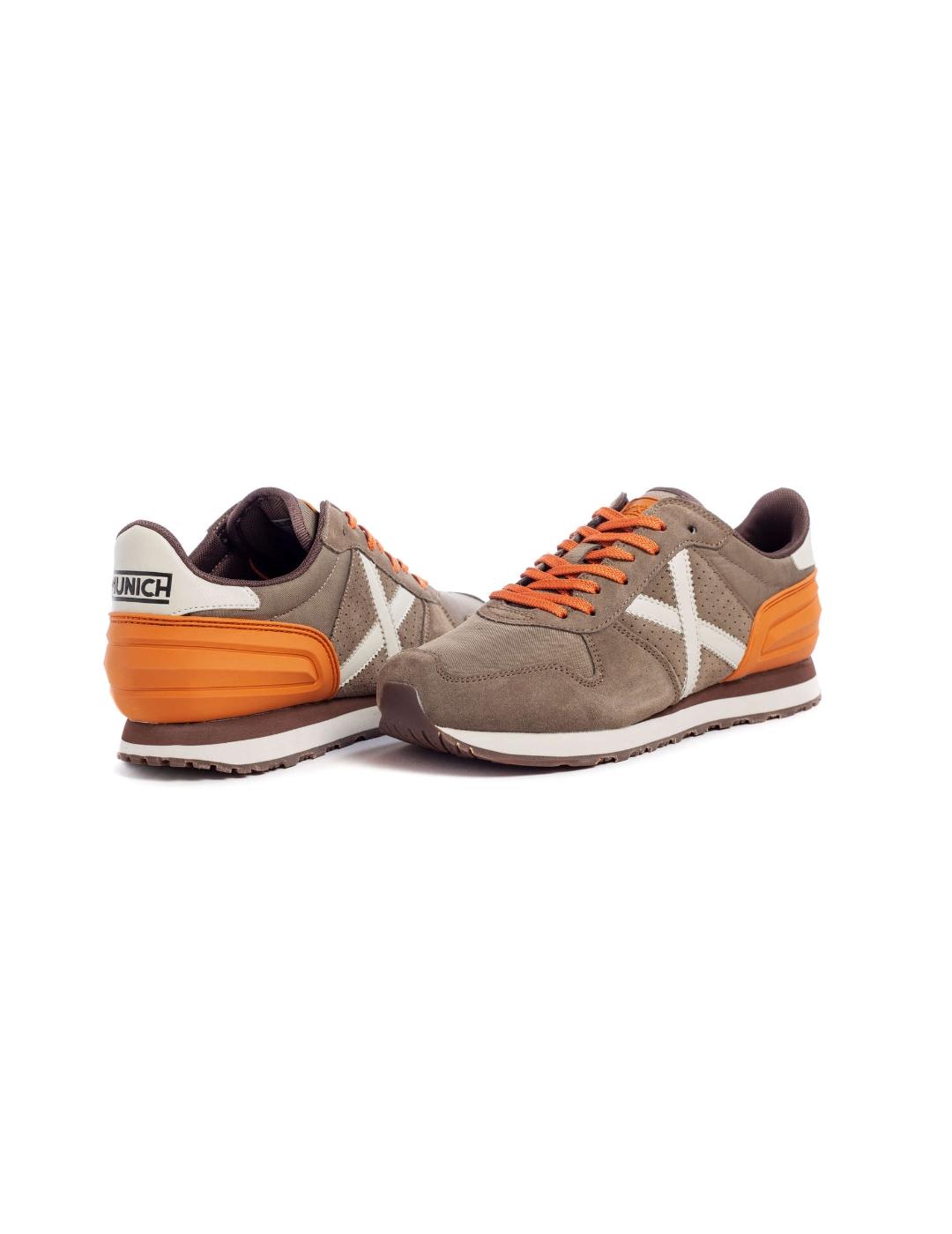 Zapatilla Munich Massana 388 Caqui para hombre-z