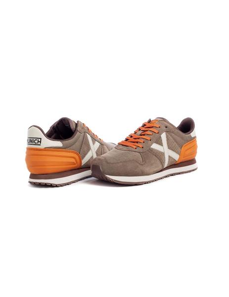 Zapatillas Munich Massana 524 gris/blanco/naranja de hom