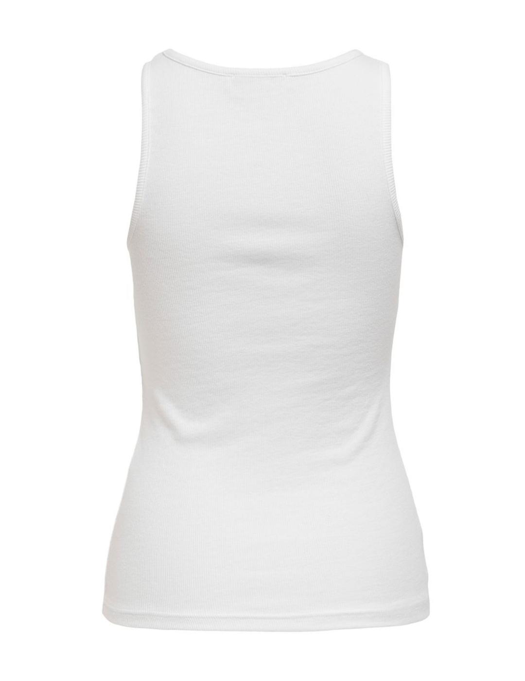 ONLKENYA LIFE RIB TANK TOP WHITE-Y