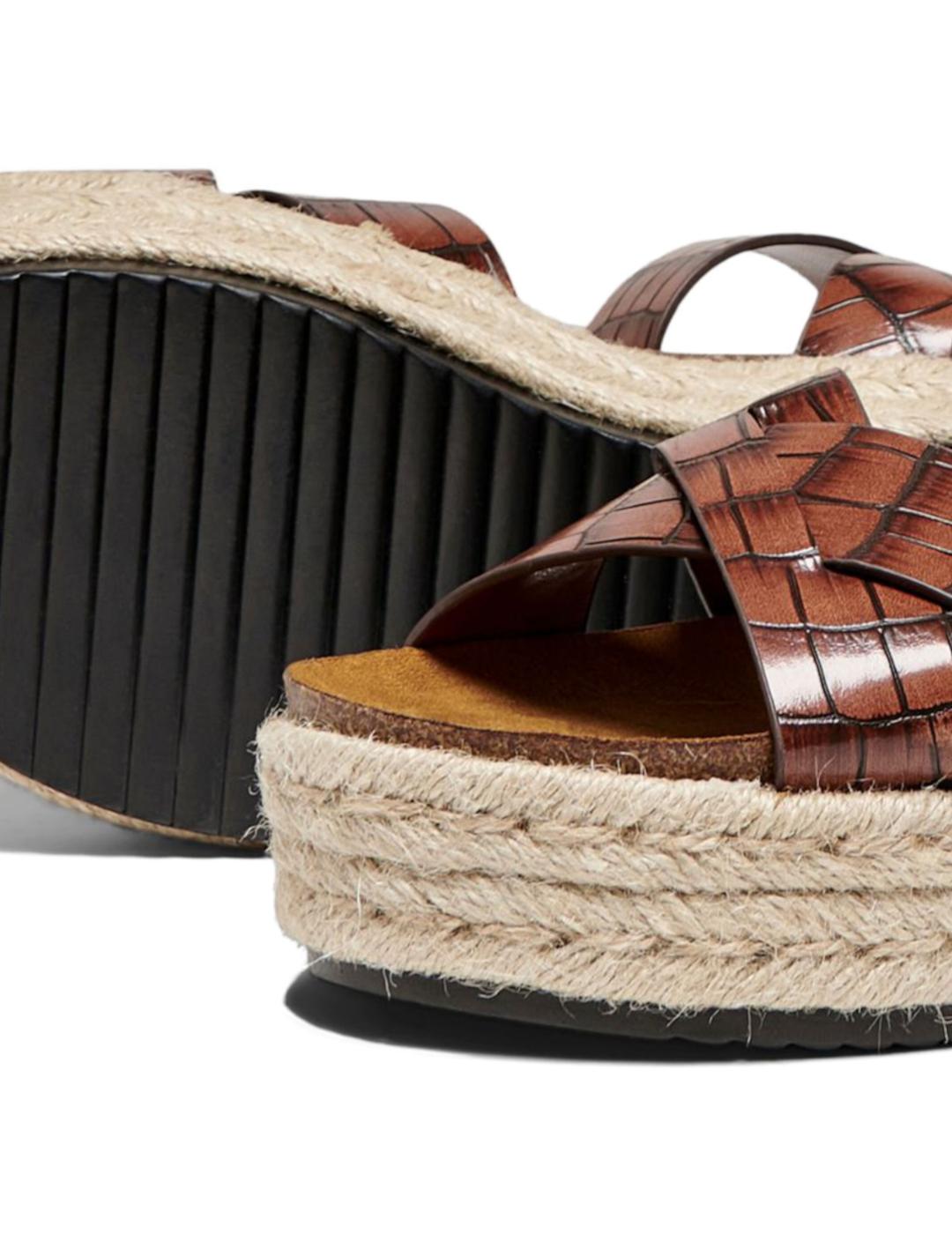 ONLMAUVE-1 WRAP ESPADRILLE BROWN-Y