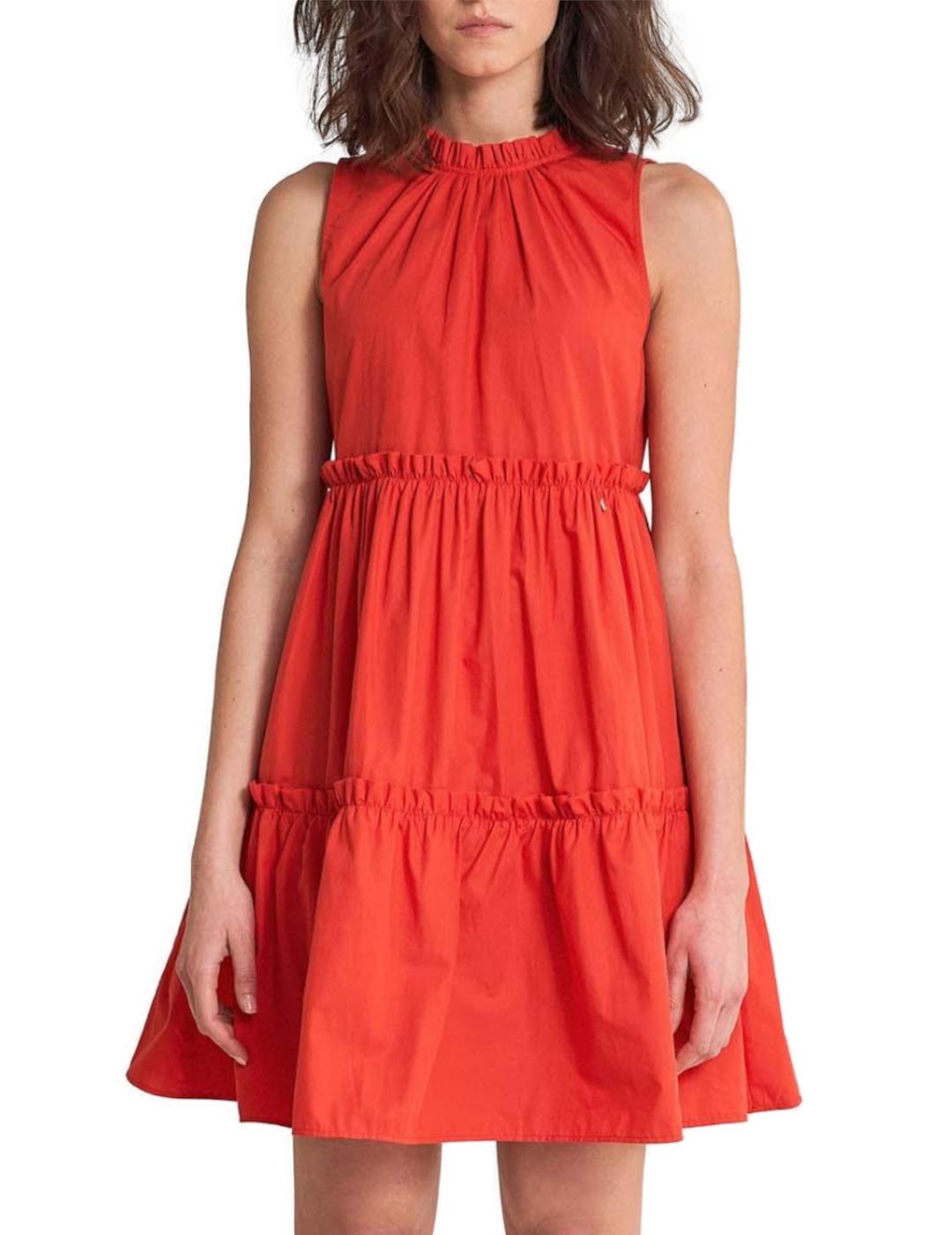 VESTIDO DE ALGODÓN- Y