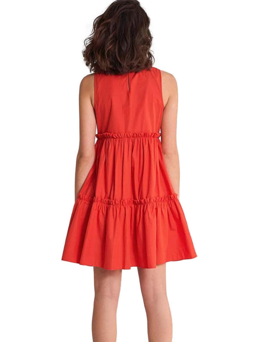 VESTIDO DE ALGODÓN- Y