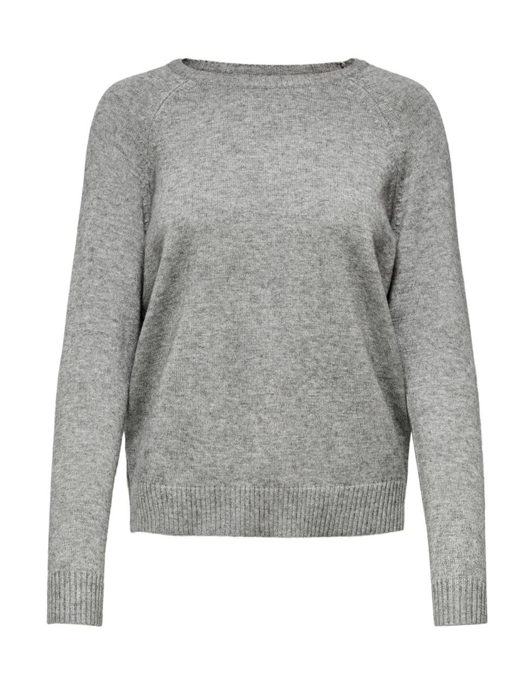 Jersey Only Lesley Noos gris para mujer -y