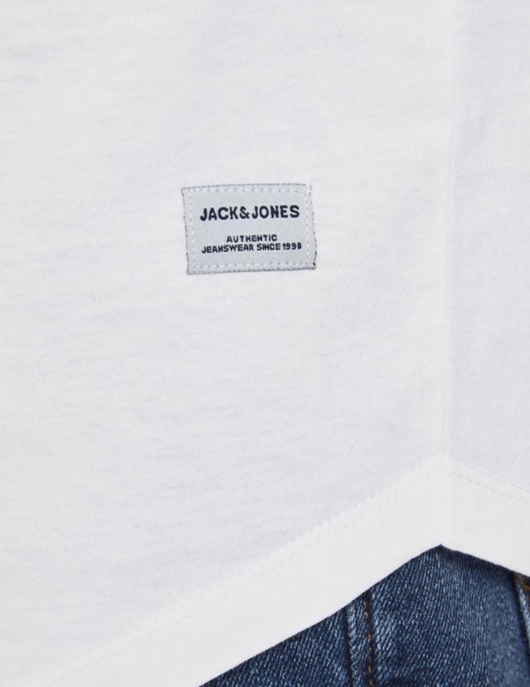 Camiseta Jack&Jones Enoa Noos blanca de hombre