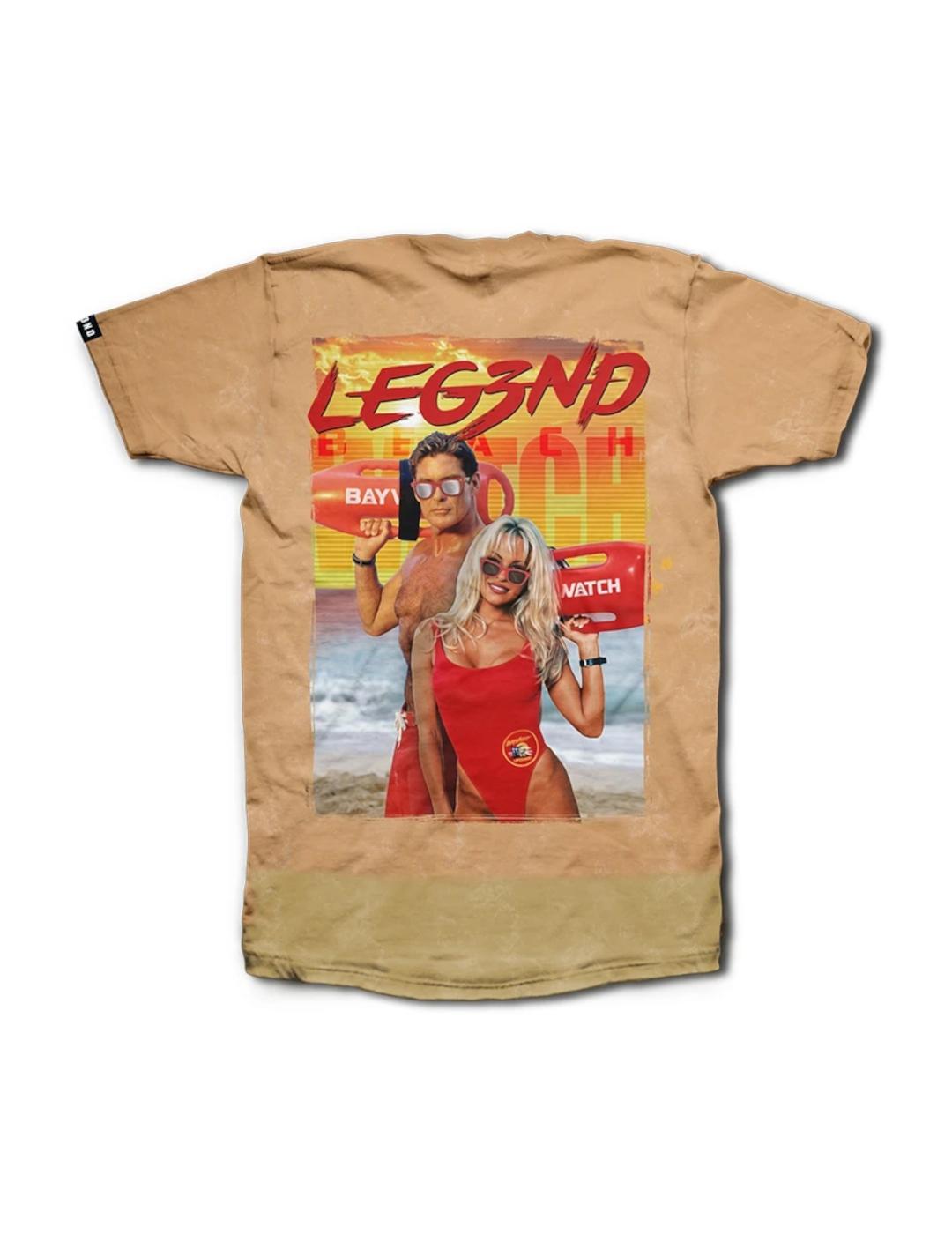 Camiseta Leg3nd Baywatch naranja -y