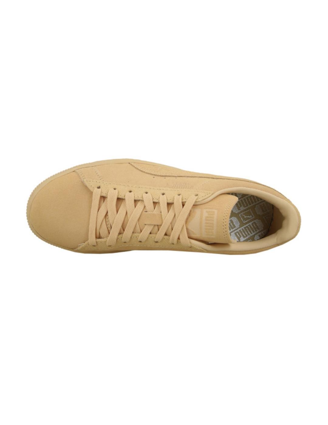 Zapatillas Puma Suede Classic de ante marrón de mujer