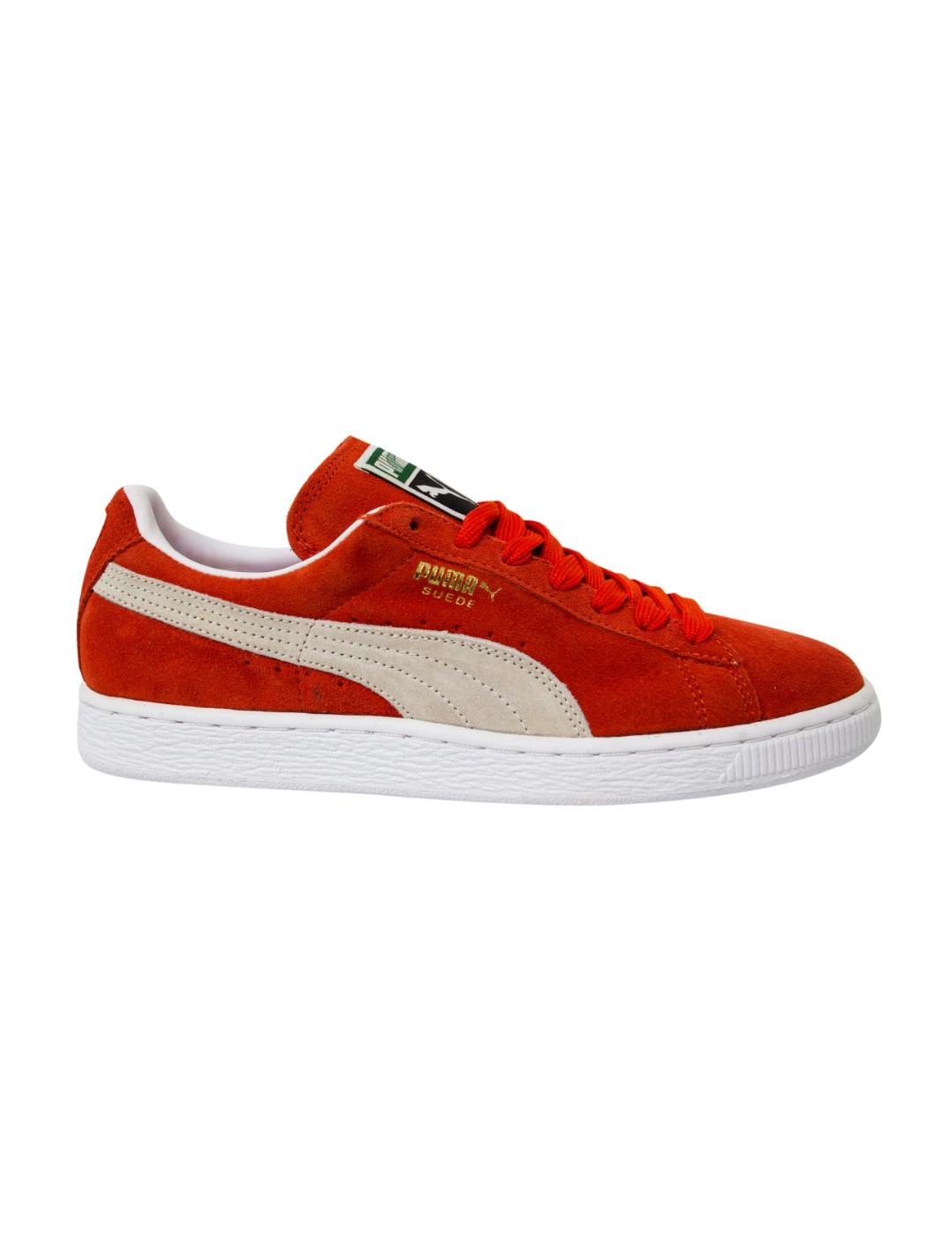 SUEDE CLASSIC HIGH RISK RED WHITE-S