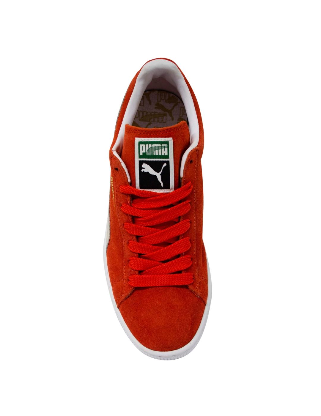 SUEDE CLASSIC HIGH RISK RED WHITE-S