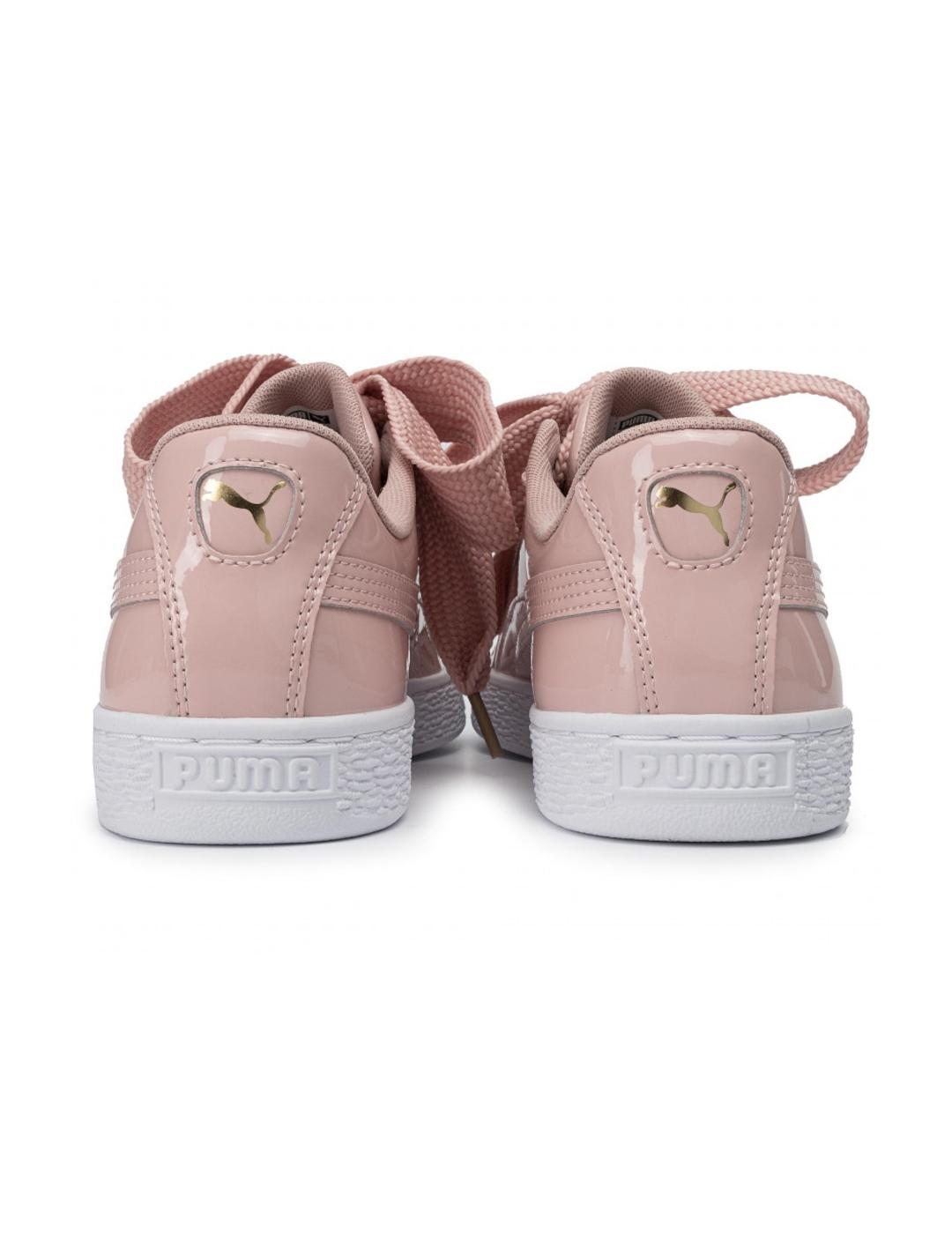 BASKET HEART PUMA PEACH BEIGE-S