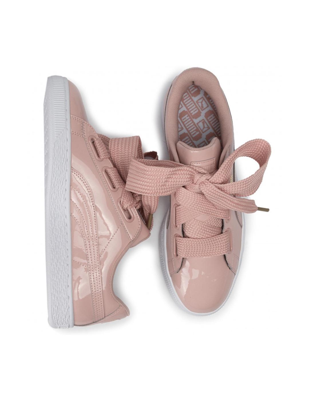 BASKET HEART PUMA PEACH BEIGE-S