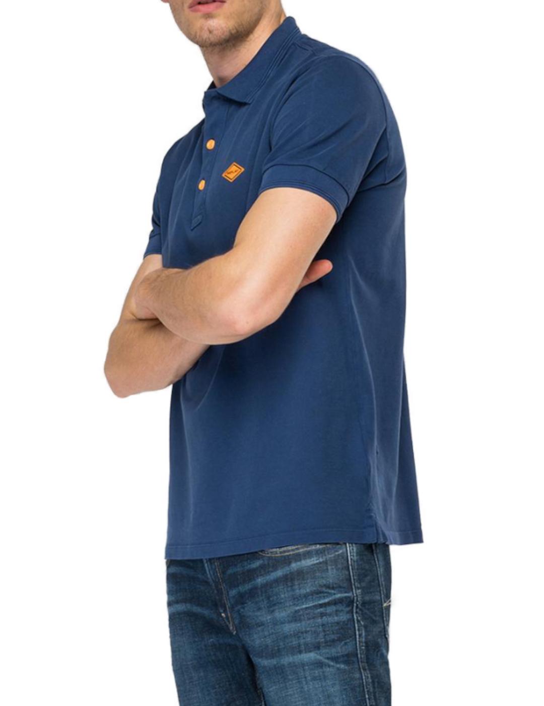 Polo Replay negro para hombre-z