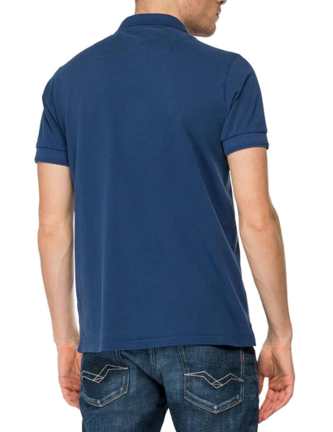 Polo Replay negro para hombre-z