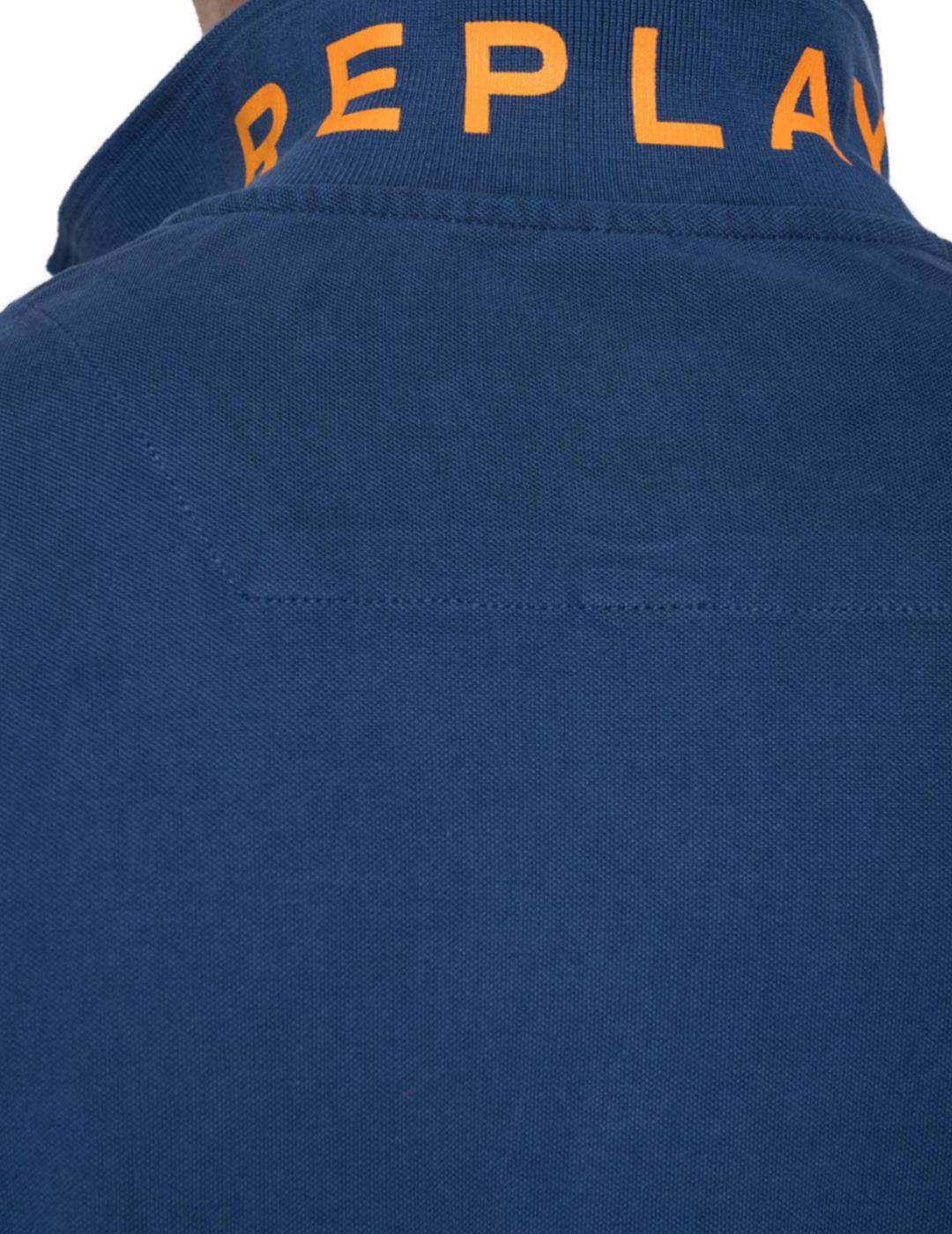 Polo Replay negro para hombre-z