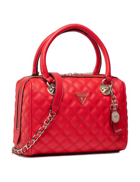 abrazo Húmedo Escudero Bolso Guess Cessily rojo para mujer-z