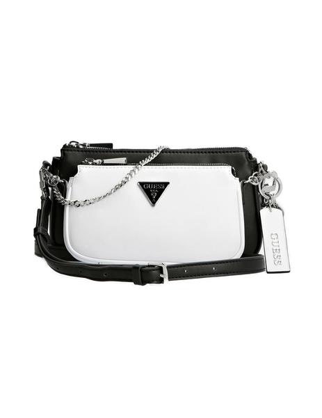 Bolso Guess Arie blanco y negro para